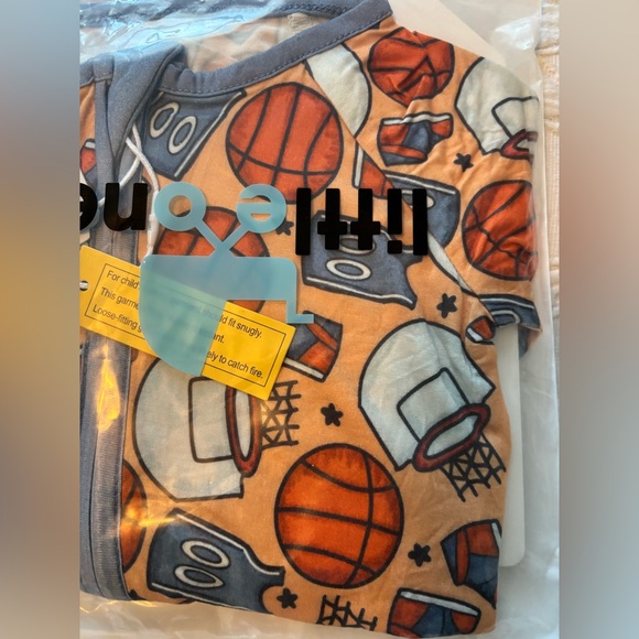 Little One Shop Bamboo One Piece Pajamas boy 3T NWT (4 pack) - Picture 3 of 5